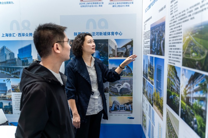 上海一建集团项目经理朱宇前来参观交流